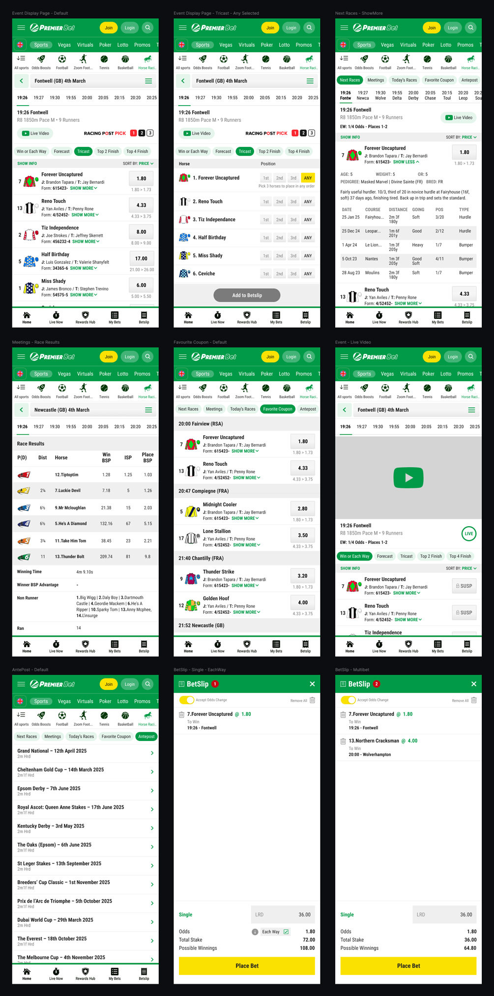Racing UI
